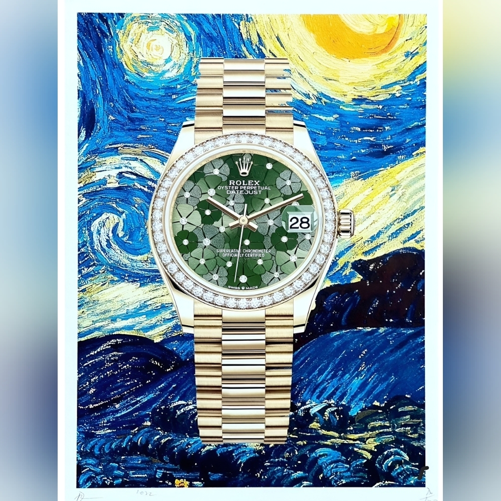 Rolex 8 1/2"x11" Framed Wall Art